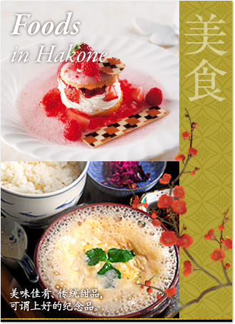 Foods in Hakone : Great food, traditional sweets, a nice souvenir