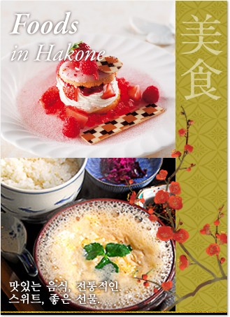 Foods in Hakone : Great food, traditional sweets, a nice souvenir