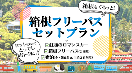箱根フリーパスと宿泊のセットプラン