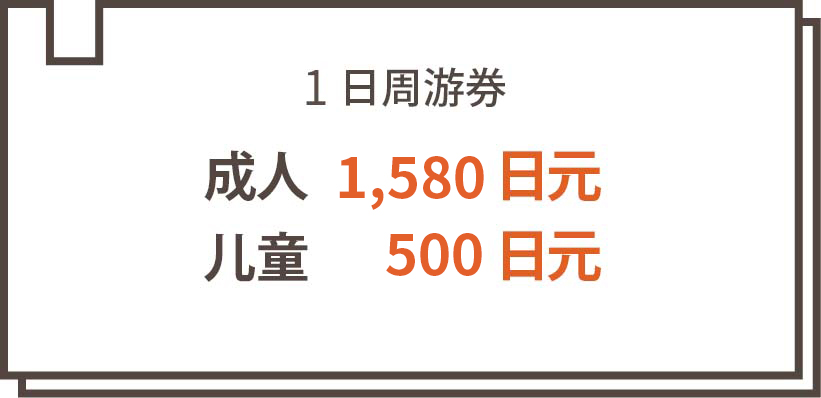 大人1580円こども500円