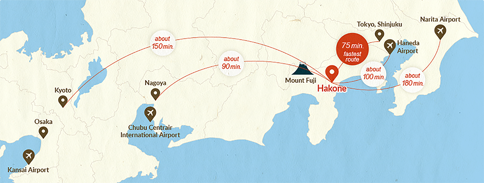 Hakone Japan Map