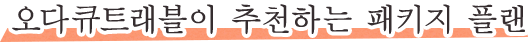 오다큐트래블이 추천하는 패키지 플랜