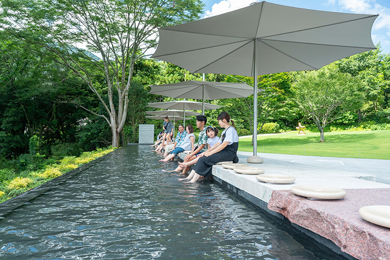 彫刻の森美術館足湯