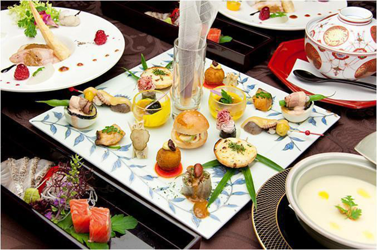 ホテルマイユクール祥月料理