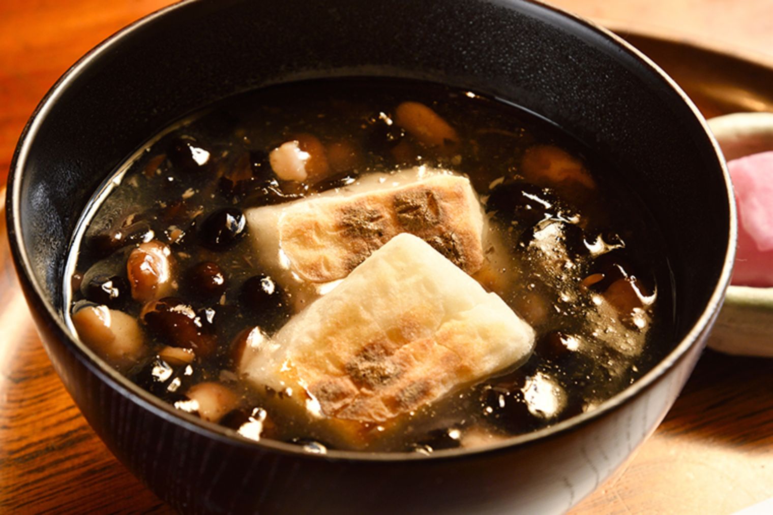 丹波黒豆の味わいを堪能する特製汁粉