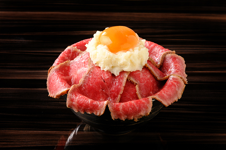 箱根海鮮丼 匠海　黒毛和牛ローストビーフ丼
