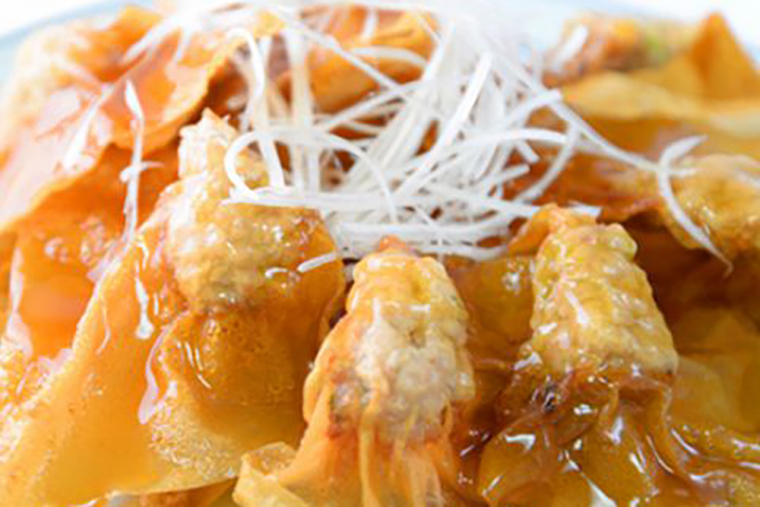 湯本ハイカラ中華 日清亭　揚げワンタン