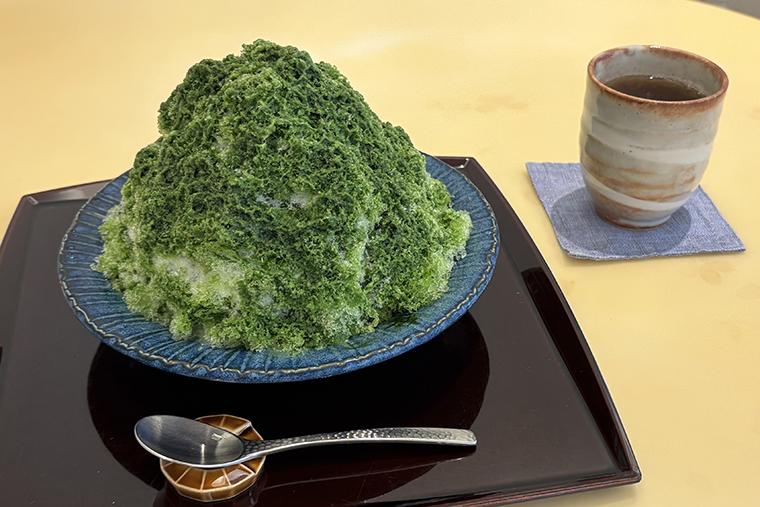 お濃茶のかき氷