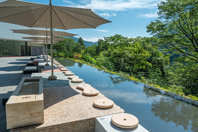 彫刻の森美術館　足湯