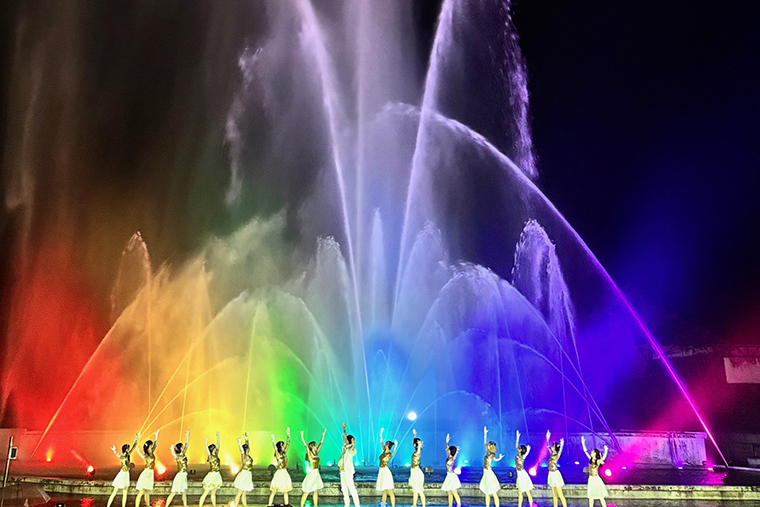 時之栖 噴水ショー