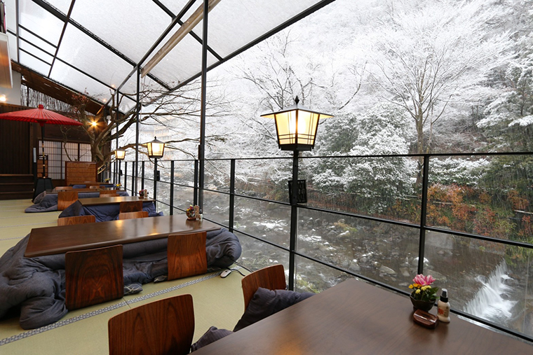 牛なべ右近　川床