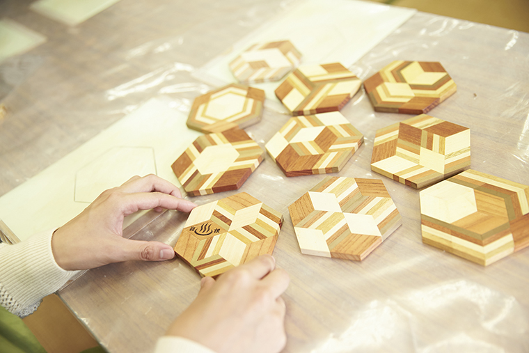 本間寄木美術館　コースター