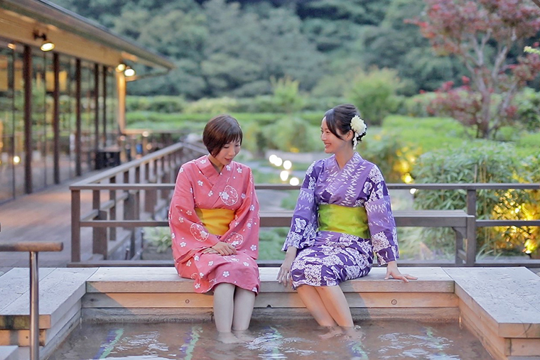 ホテルおかだ　足湯