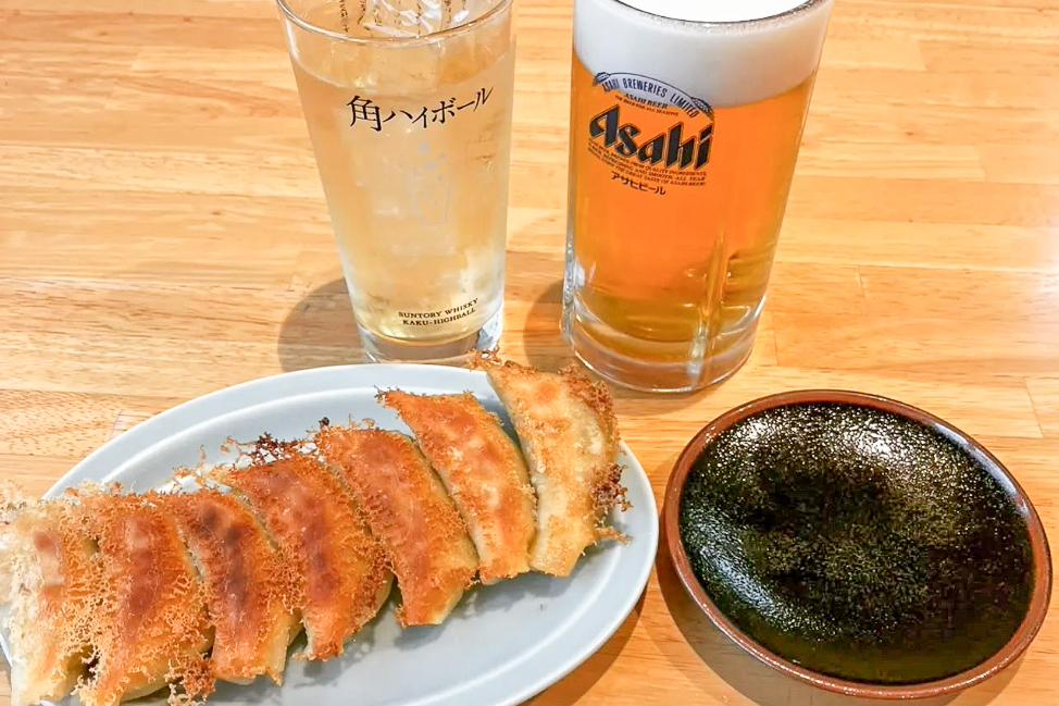 箱根強羅 餃子センター　ビール