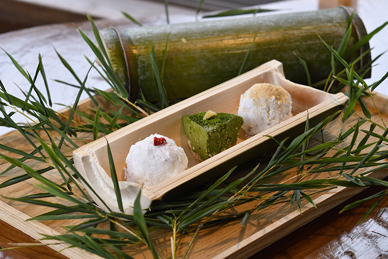 箱根の竹盛り 発酵甘味三種