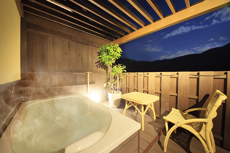 天翠茶寮貸切露天風呂