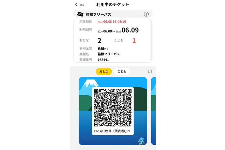 箱根フリーパス